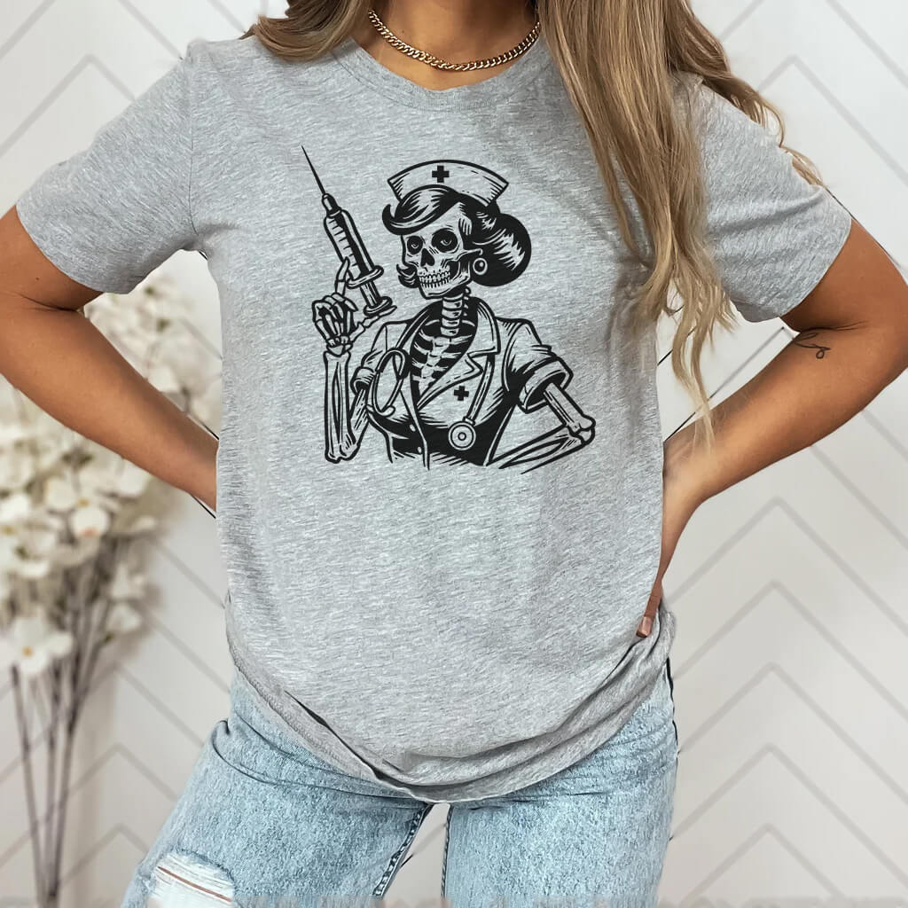 Nurse Skull Tee