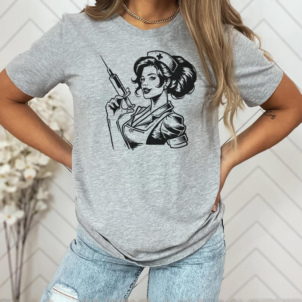 Nurse with Needle Tee