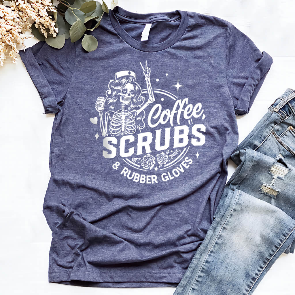 Coffee Scrubs and Rubber Gloves Tee