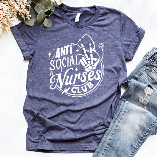 Anti Social Nurses Club T-shirt