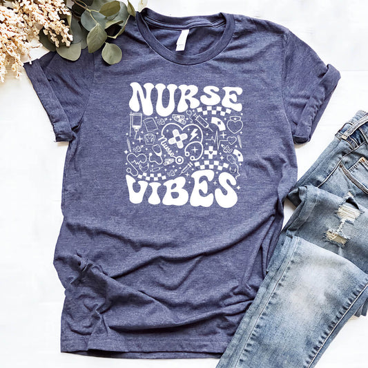 Nurse Vibes T-shirt - Retro 80's Tee