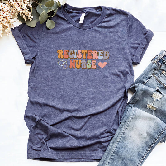 Registered Nurse Retro T-shirt