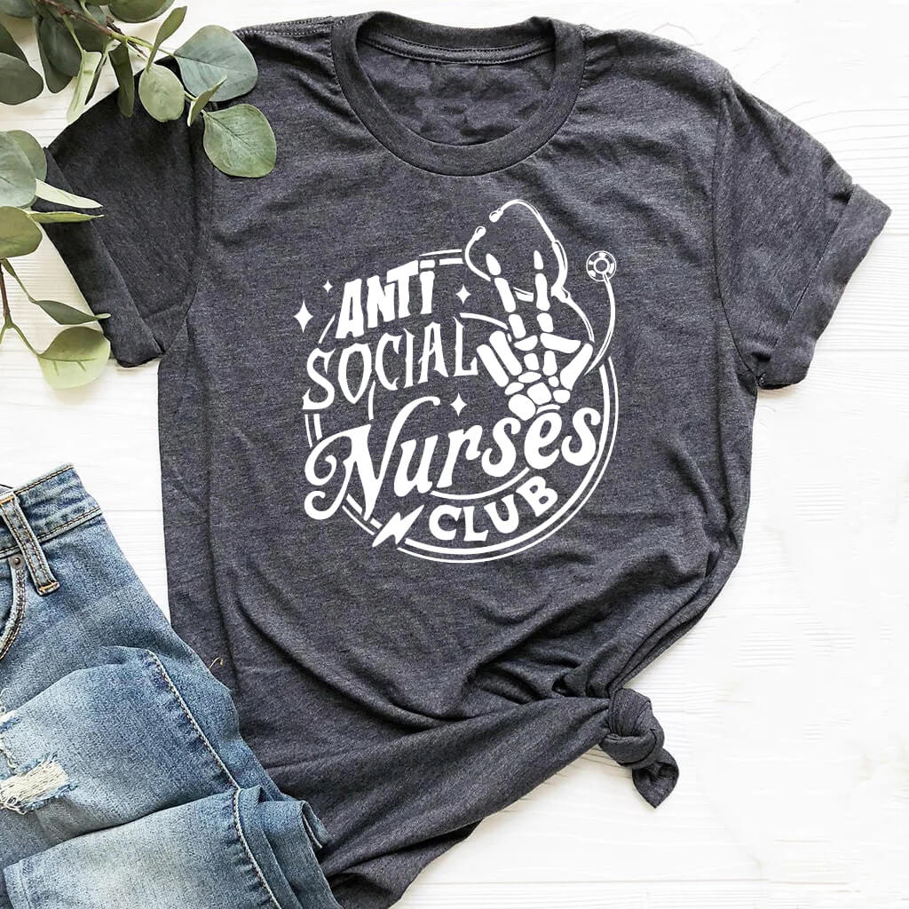 Anti Social Nurses Club T-shirt
