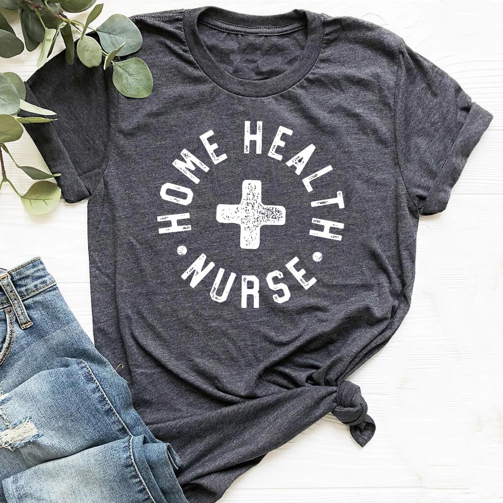 Home Health Nurse Retro Shirt