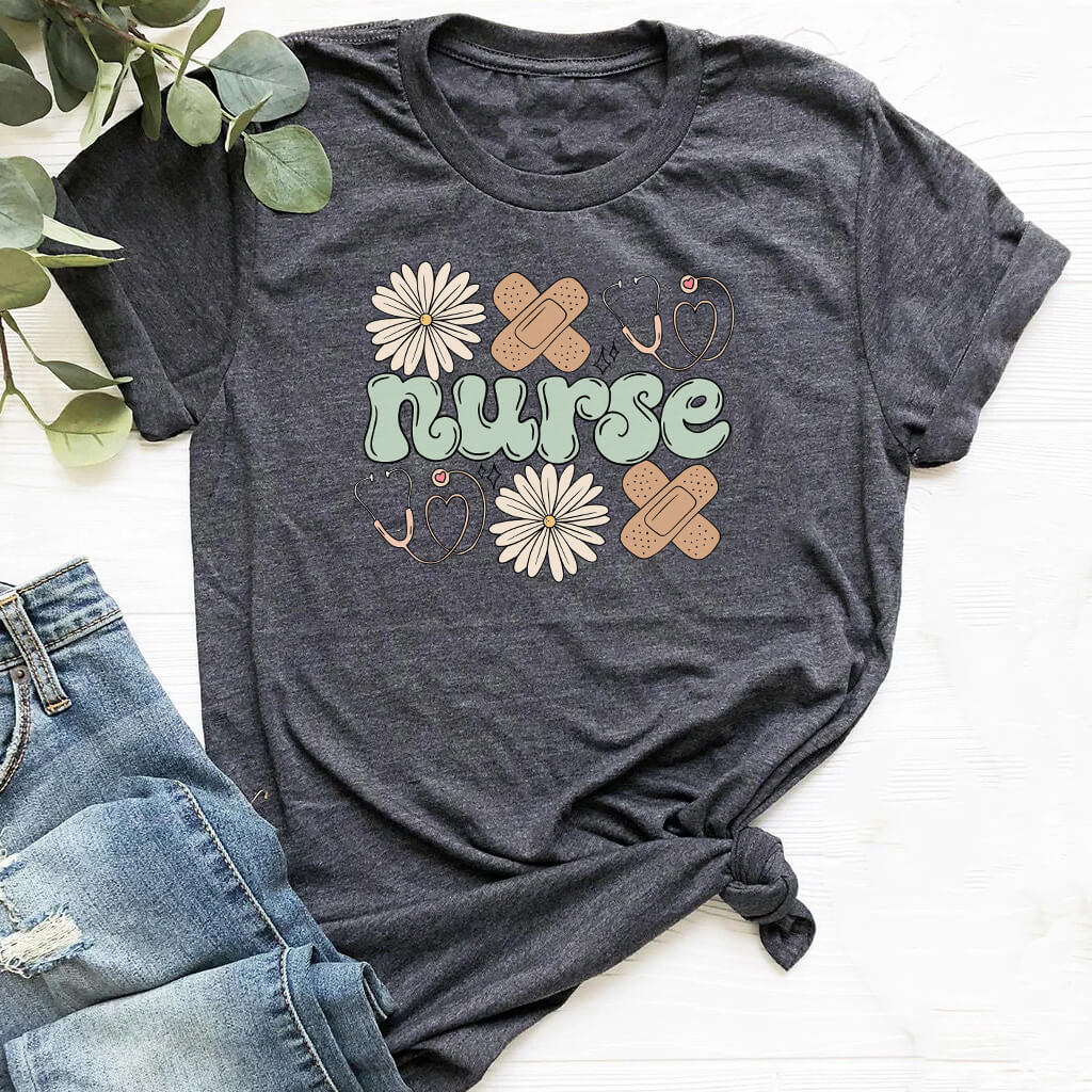 Cute Nurse Tee - Short Sleeve Shirt