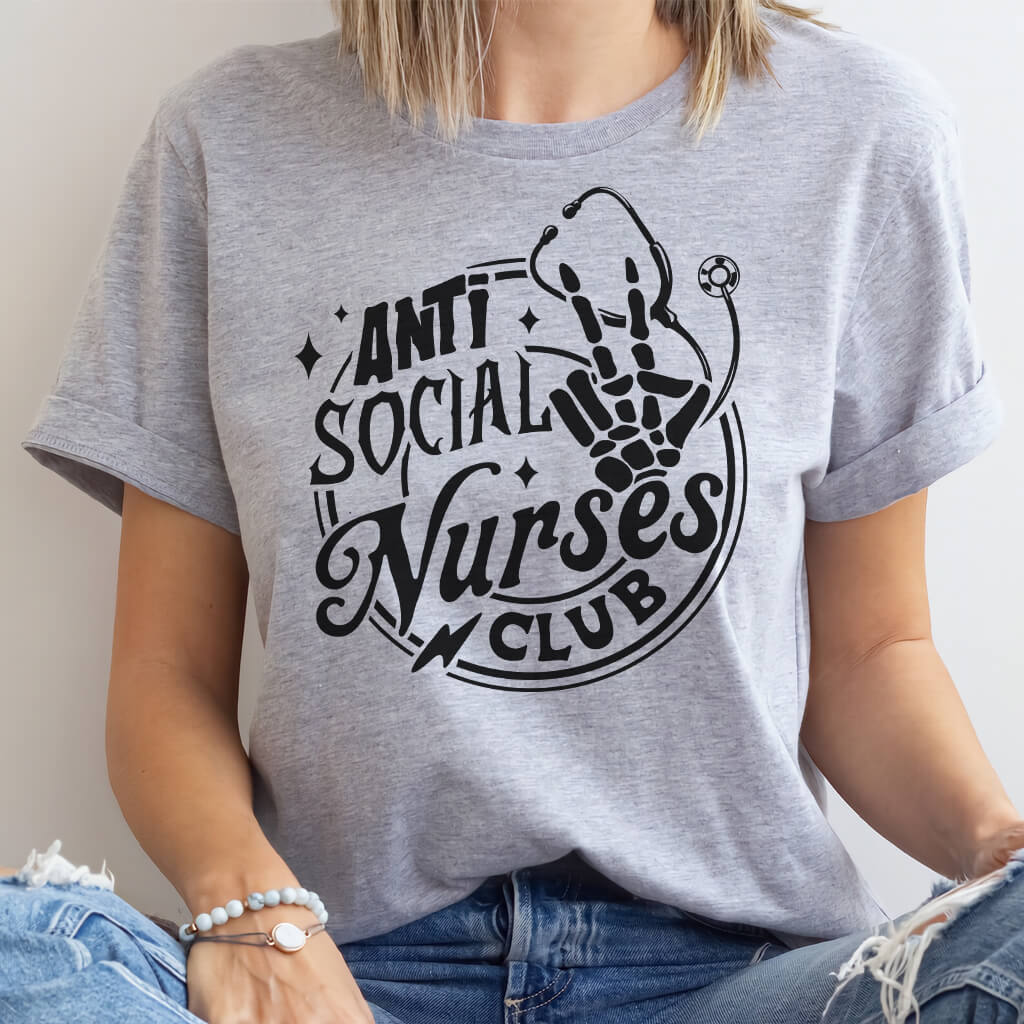 Anti Social Nurses Club T-shirt