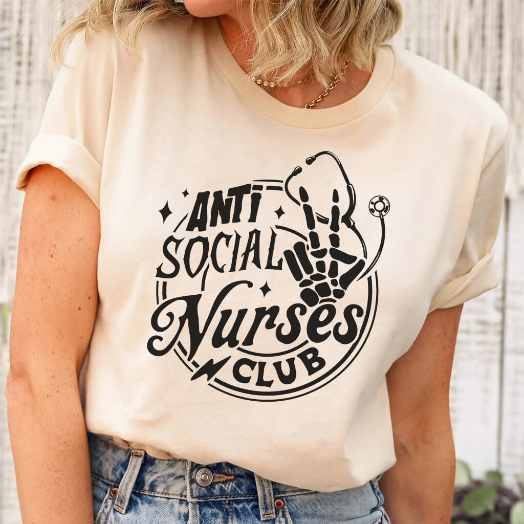 Anti Social Nurses Club T-shirt