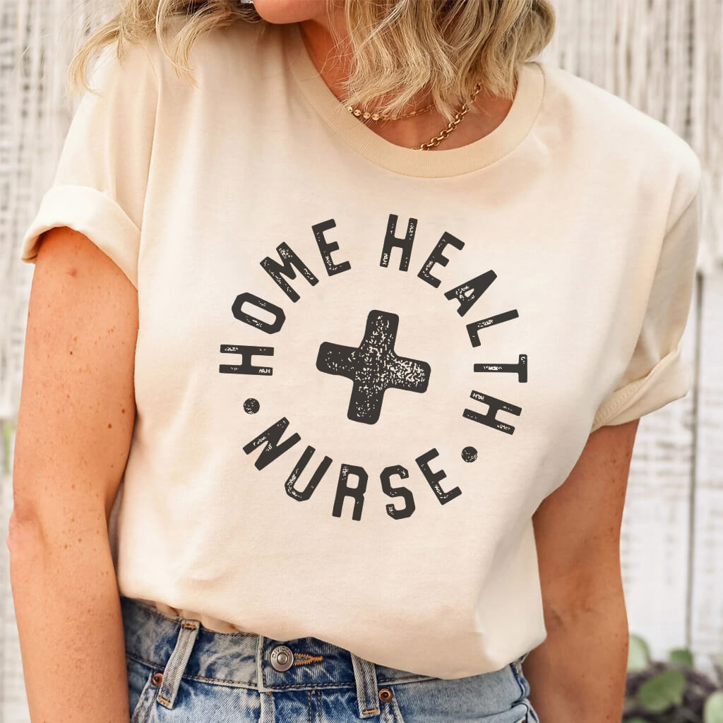 Home Health Nurse Retro Shirt
