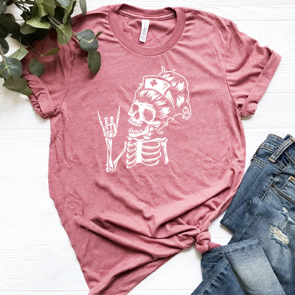 Nurse Skull Shirt