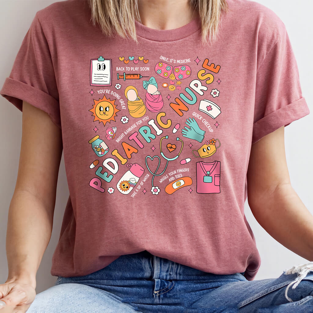 Cute Pediatric Nurse Objects Tee