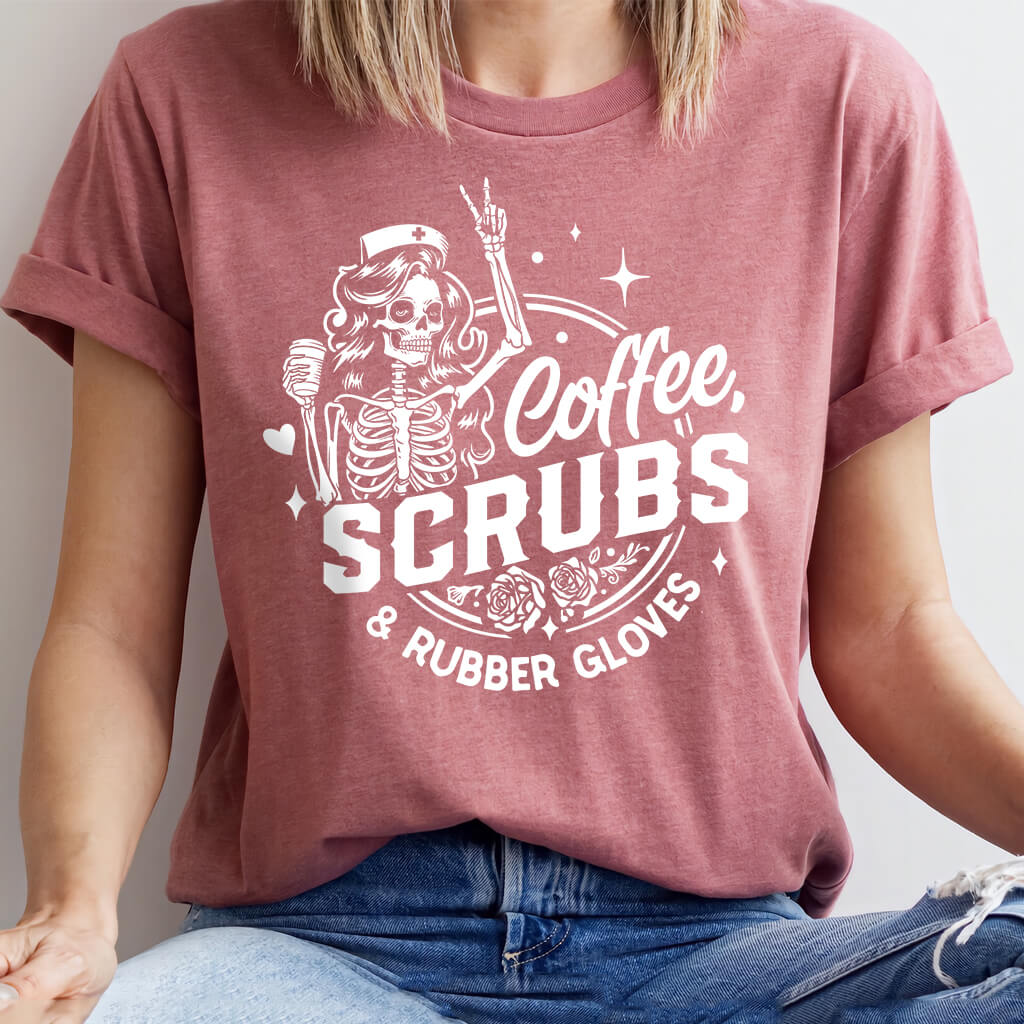 Coffee Scrubs and Rubber Gloves Tee