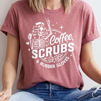 Coffee Scrubs and Rubber Gloves Tee