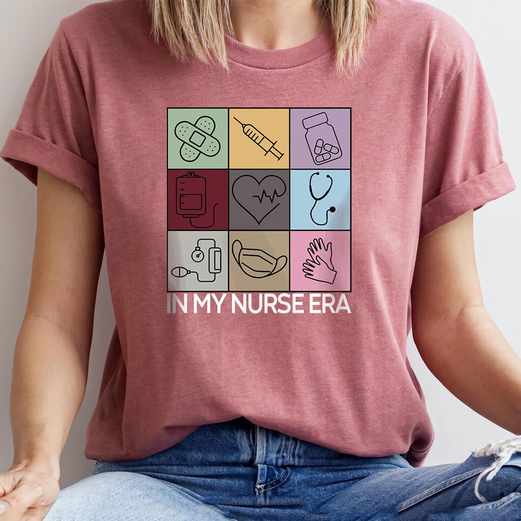 In my Nurse Era T-shirt - Retro Colors Tee