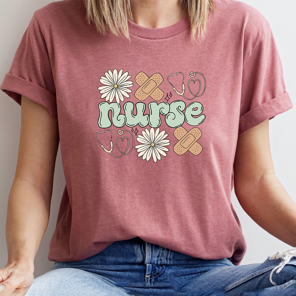 Cute Nurse Tee - Short Sleeve Shirt