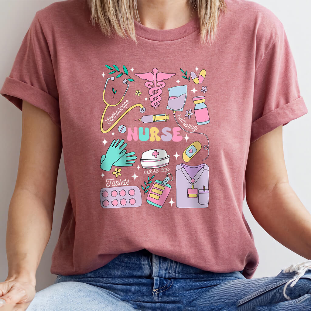 Nurse Objetcs Short Sleeve T-shirt