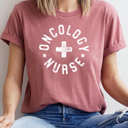 Oncology Nurse Retro T-shirt
