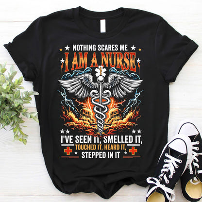 Nothing Scares me i'm a Nurse T-shirt
