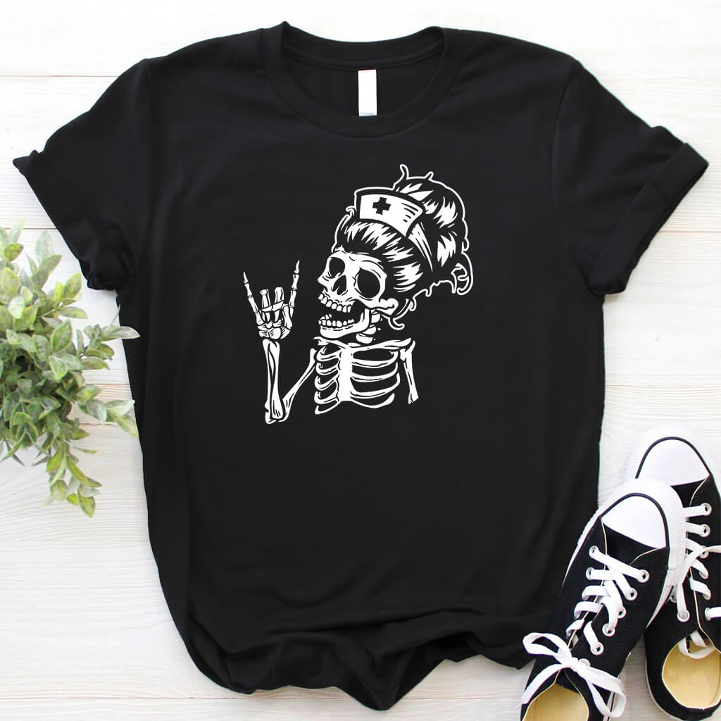 Nurse Skull Shirt