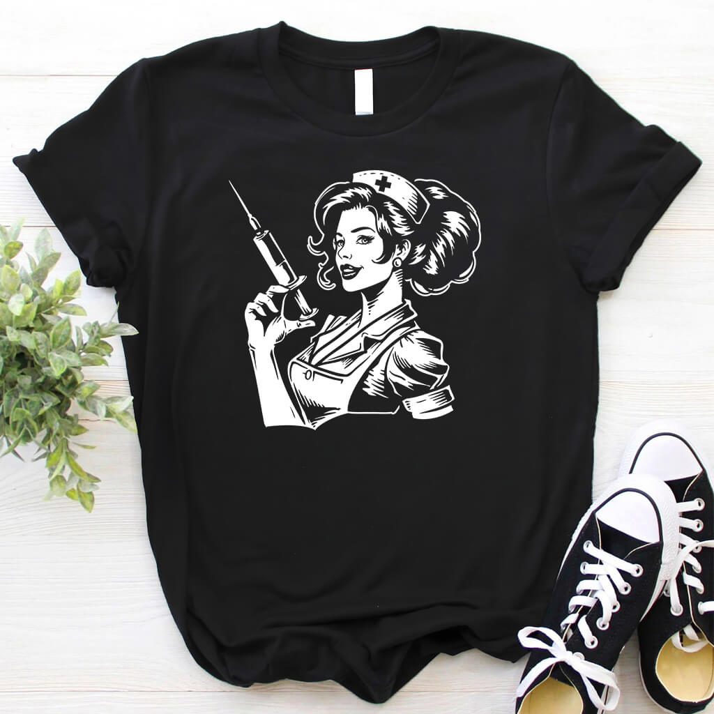 Nurse with Needle Tee