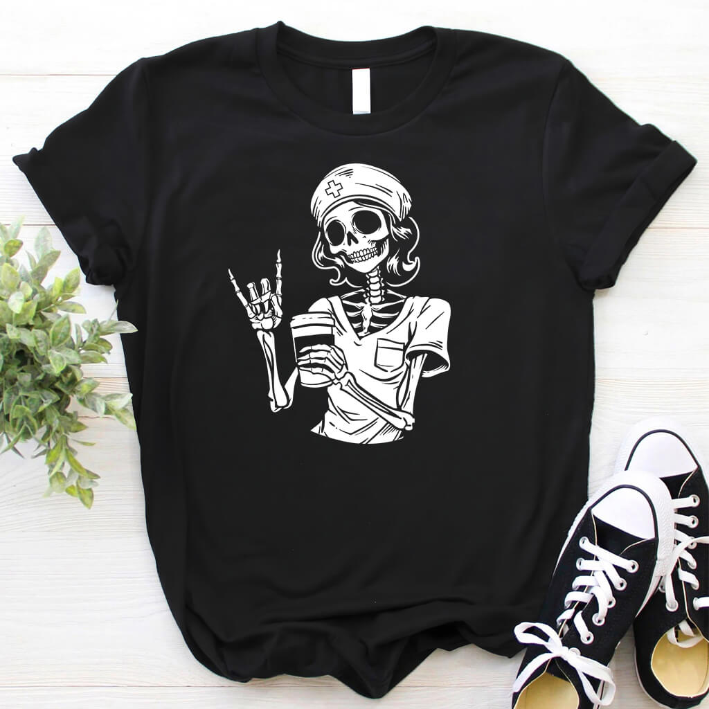 Nurse Coffee Lover Graphic Shirt