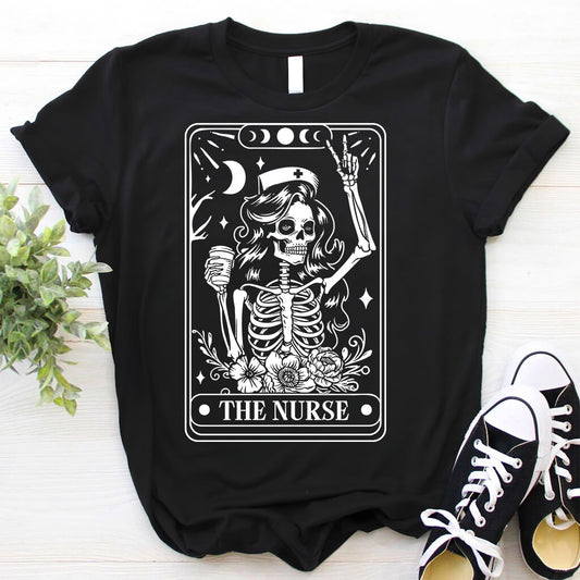 The Nurse Tarot Skeleton Tee