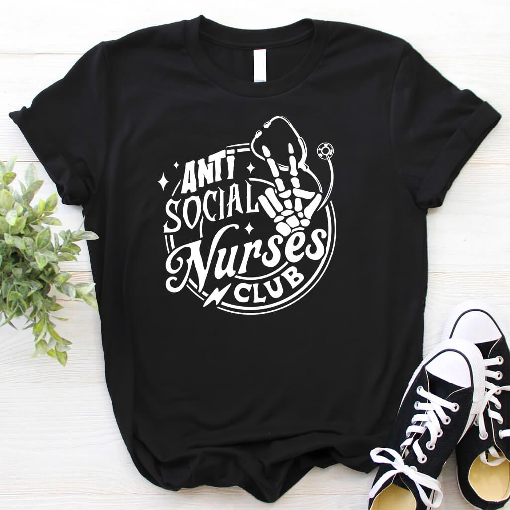 Anti Social Nurses Club T-shirt
