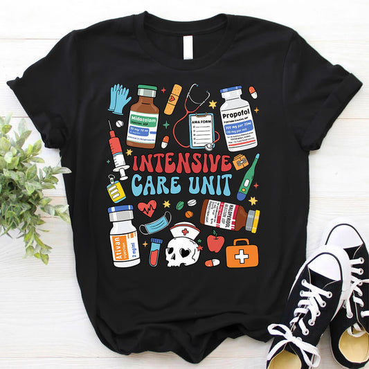 Intensive Care Unit Nurse Objects Tee - ICU Shirt