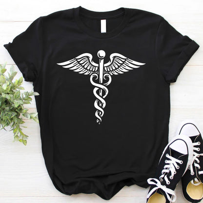 Nurse Caduceus Symbol Tee