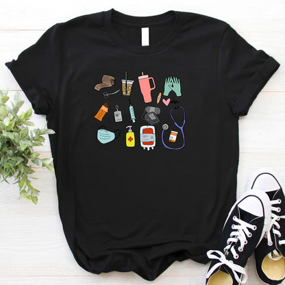 Funny Nurse Equipments T-shirt