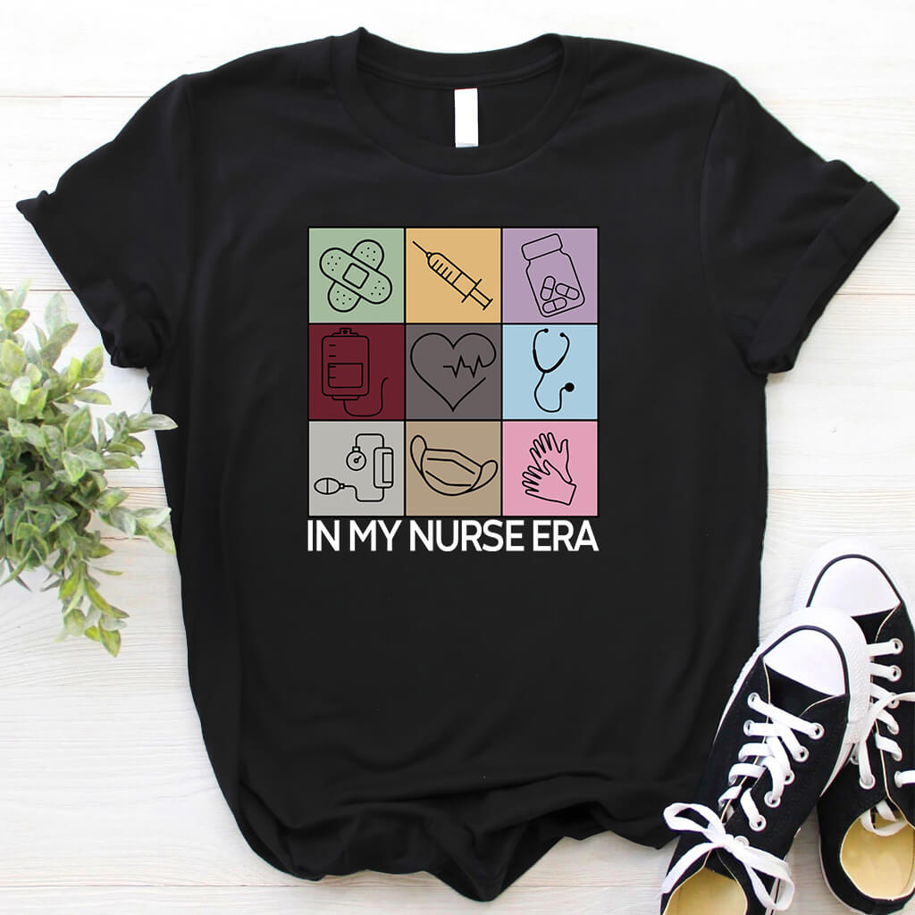 In my Nurse Era T-shirt - Retro Colors Tee