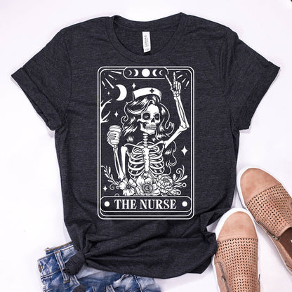 The Nurse Tarot Skeleton Tee