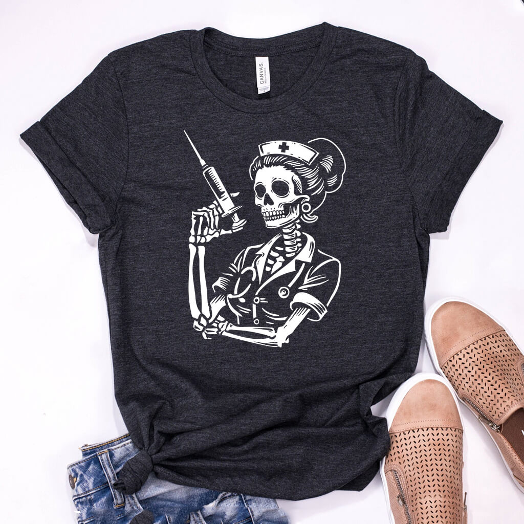 Nurse Skull T-shirt