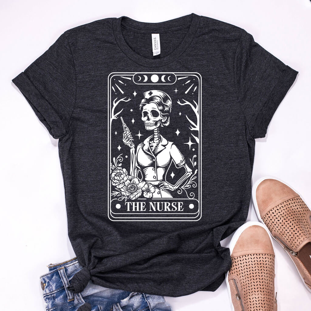 The Nurse Skeleton Tarot Shirt