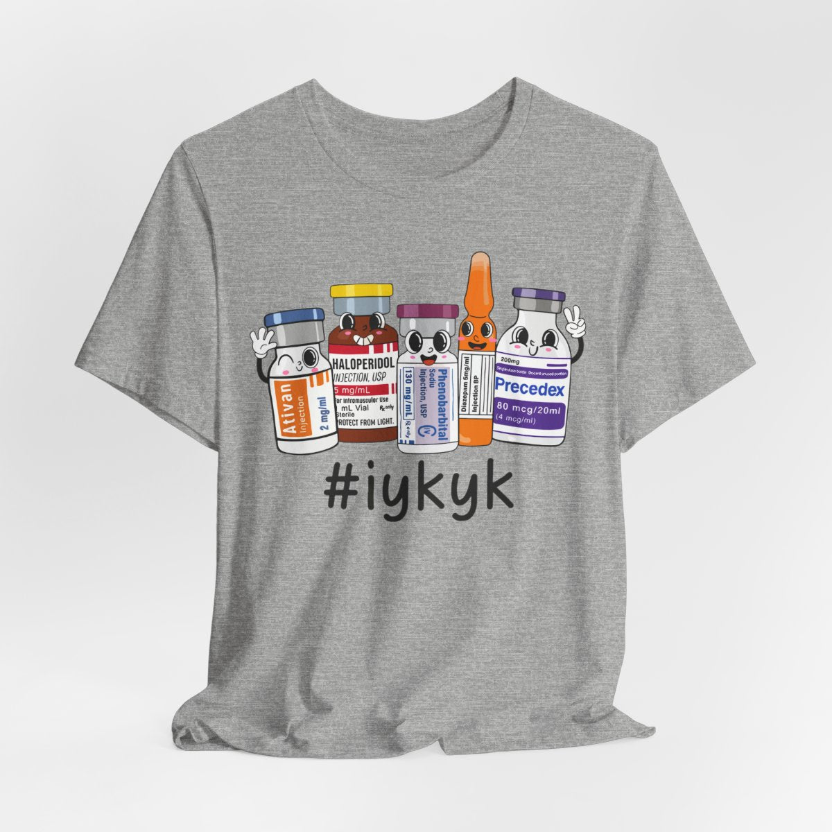 IYKYK Funny ICU Nurse T-shirt - Intensive Care Unit Tee