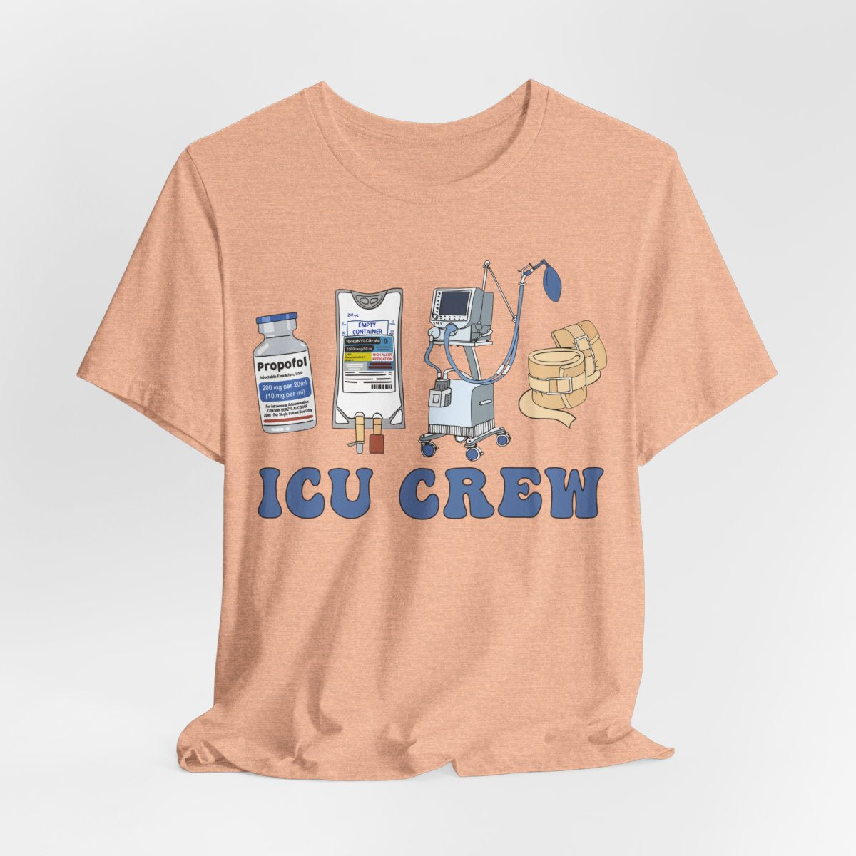 ICU Crew Nurse Tee - Intensive Care Unit T-shirt