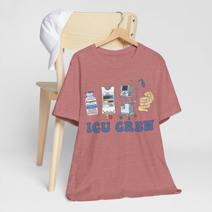 ICU Crew Nurse Tee - Intensive Care Unit T-shirt