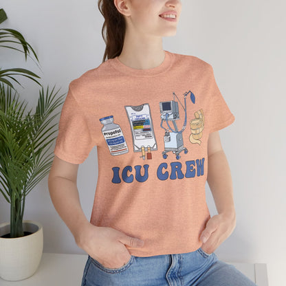 ICU Crew Nurse Tee - Intensive Care Unit T-shirt