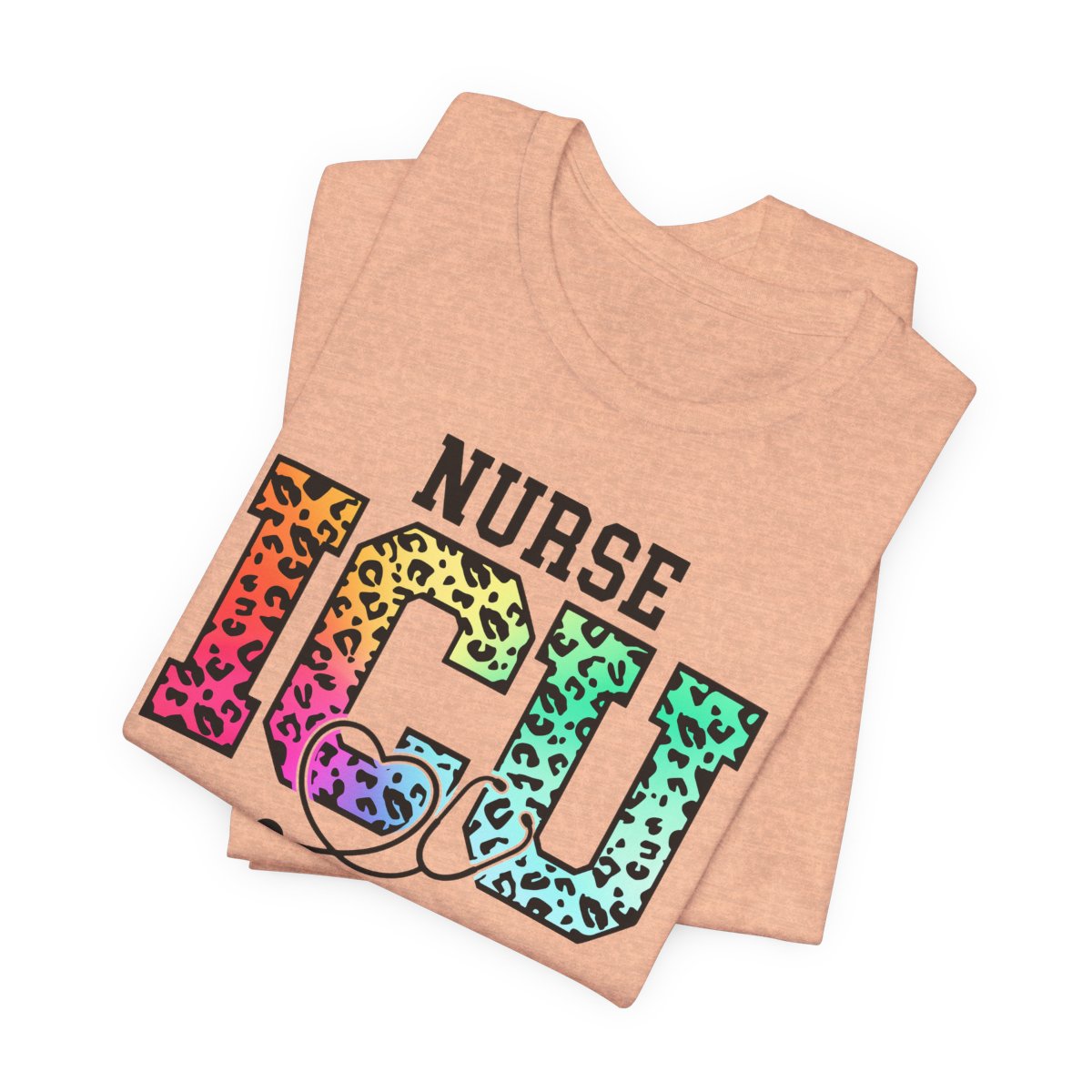 ICU Nurse Rainbow Tee - Intensive Care Unit Shirt