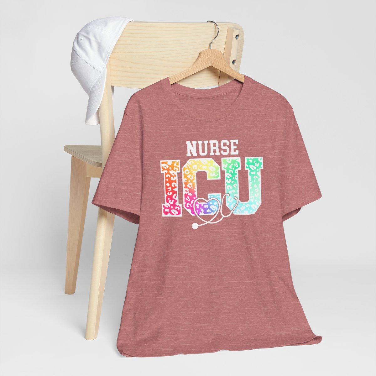 ICU Nurse Rainbow Tee - Intensive Care Unit Shirt