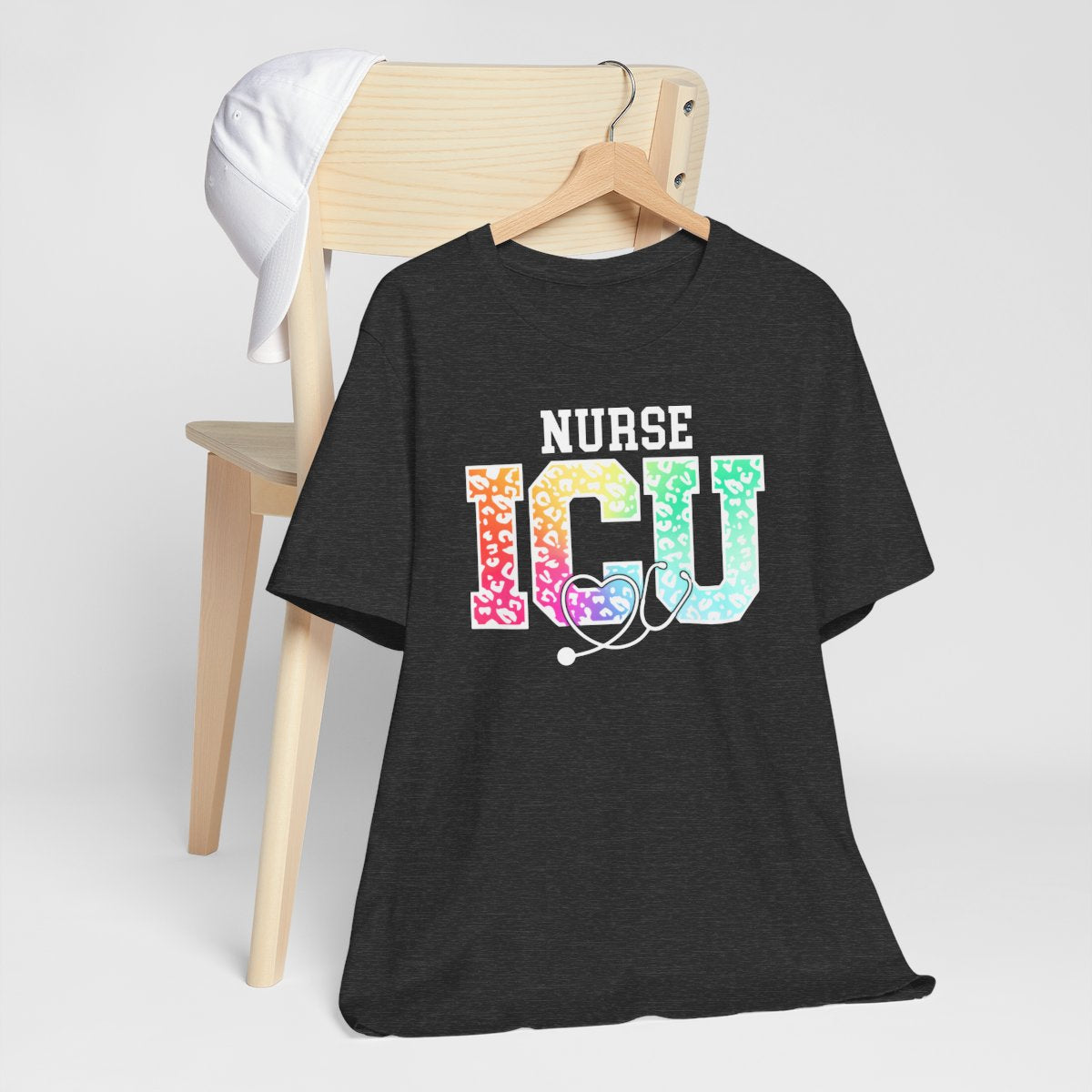 ICU Nurse Rainbow Tee - Intensive Care Unit Shirt