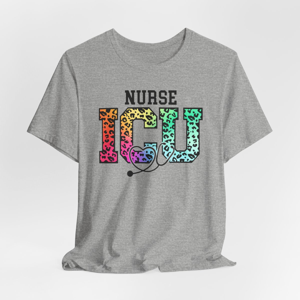 ICU Nurse Rainbow Tee - Intensive Care Unit Shirt