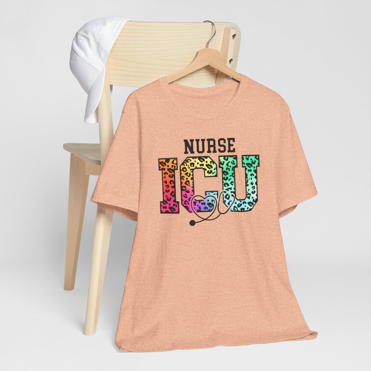 ICU Nurse Rainbow Tee - Intensive Care Unit Shirt