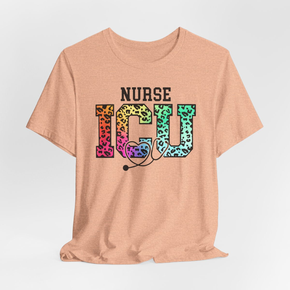 ICU Nurse Rainbow Tee - Intensive Care Unit Shirt