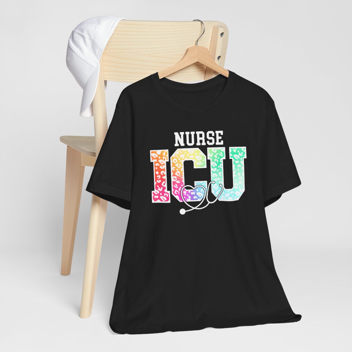 ICU Nurse Rainbow Tee - Intensive Care Unit Shirt
