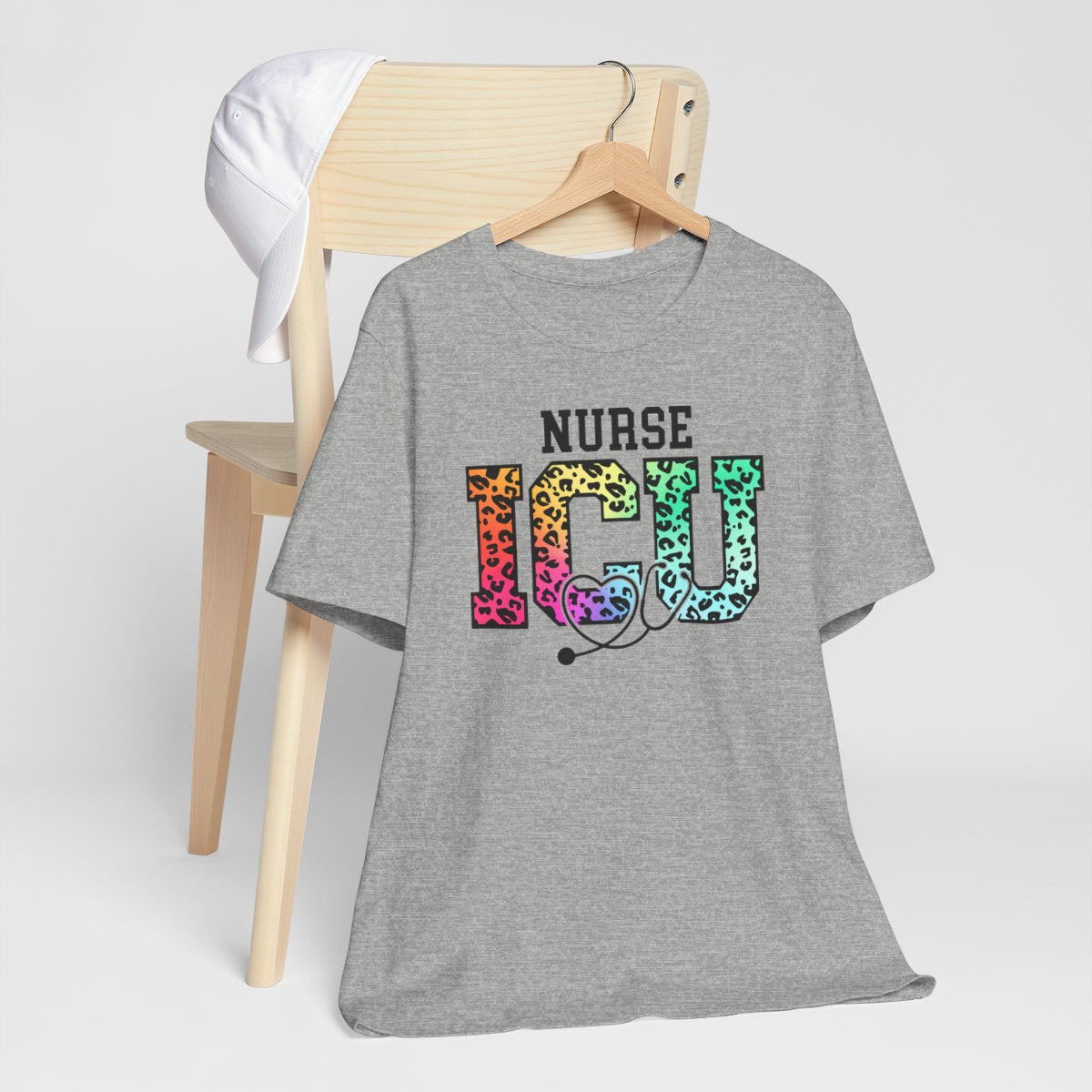ICU Nurse Rainbow Tee - Intensive Care Unit Shirt