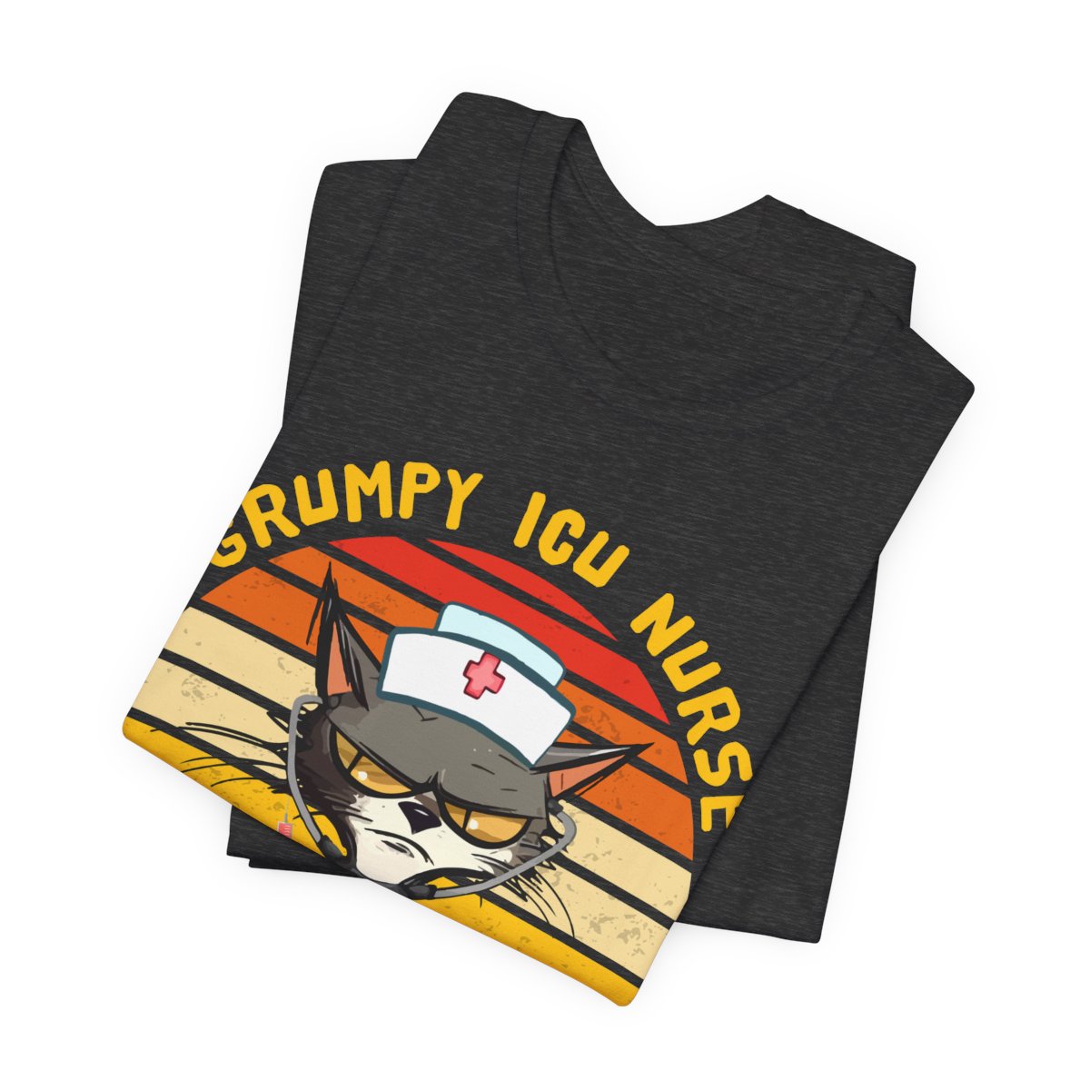 Grumpy ICU Nurse Funny Tee - My Level of Sarcasm Depends on your Level of Stupidity