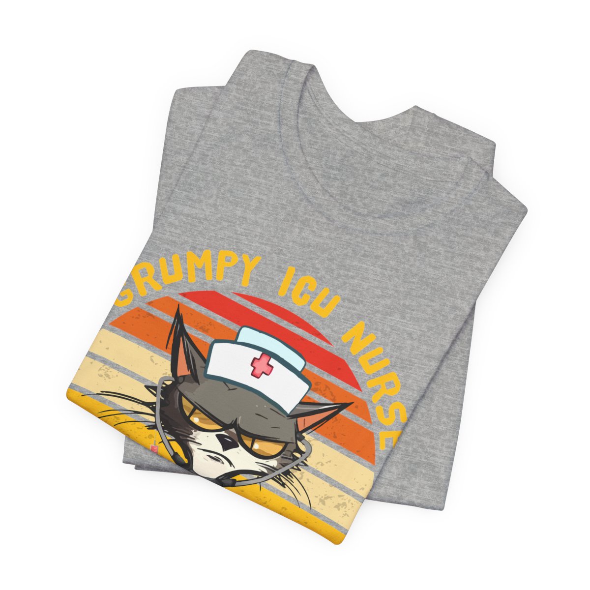 Grumpy ICU Nurse Funny Tee - My Level of Sarcasm Depends on your Level of Stupidity
