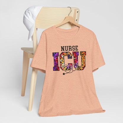 Tie Dye ICU Nurse Shirt - Intensive Care Unit Tee