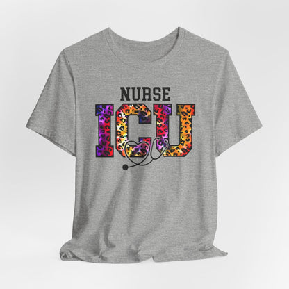 Tie Dye ICU Nurse Shirt - Intensive Care Unit Tee