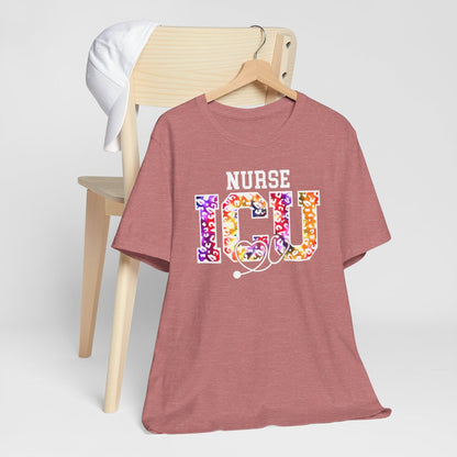Tie Dye ICU Nurse Shirt - Intensive Care Unit Tee